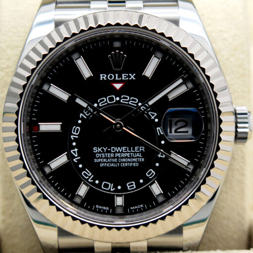 Rolex 326934 Skydweller with Black Dial on Jubilee - Image 3