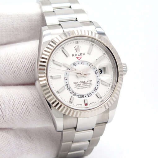 Rolex 326934 Skydweller with White Dial on Oyster