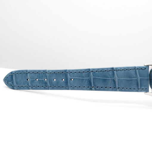 Patek Philippe 7130G World Time 18K White Gold 36mm with Blue Dial and Diamond Bezel - Image 9