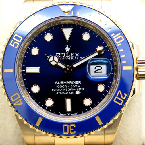 Rolex 126618LB Submariner 41 18K Yellow Gold - Image 3