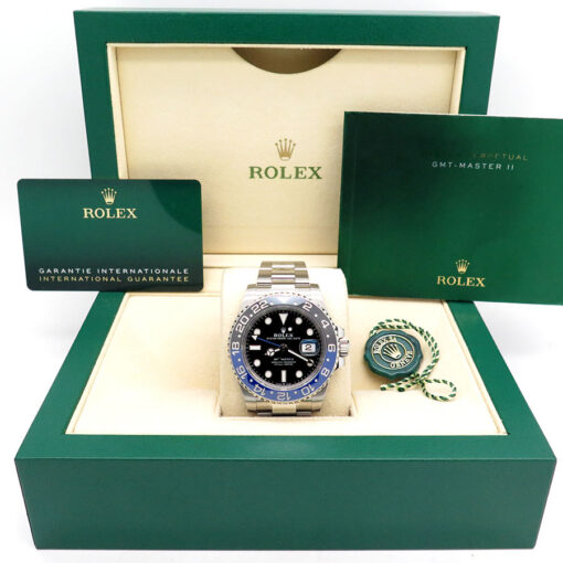 Alternative view of Rolex 126710BLNR GMT Master II on Oyster