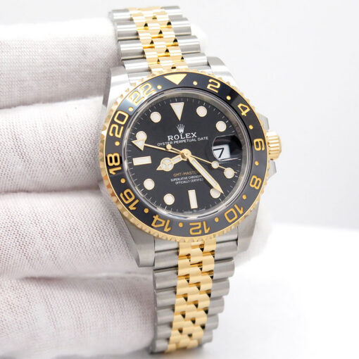 Rolex 126713GRNR GMT Master II 18K/SS on Jubilee