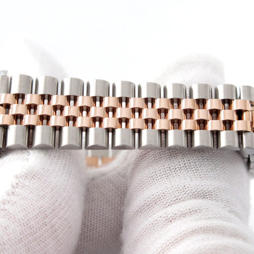 Rolex 278341RBR Datejust 18K/SS with Mother of Pearl Diamond Dial & Domed Diamond Bezel on Jubilee - Image 9