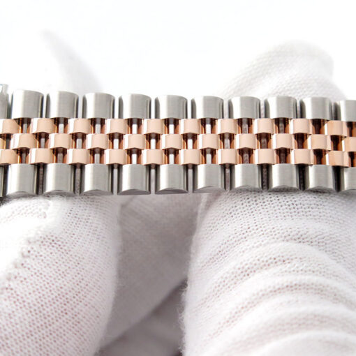 Rolex 278341RBR Datejust 18K/SS with Mother of Pearl Diamond Dial & Domed Diamond Bezel on Jubilee - Image 7