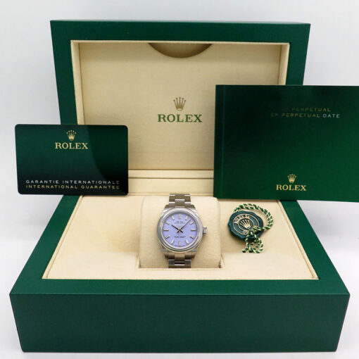 Rolex 276200 Oyster Perpetual with Lavender Dial - Image 2