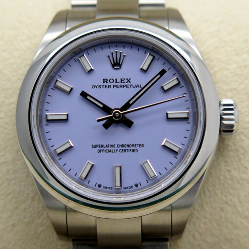 Rolex 276200 Oyster Perpetual with Lavender Dial - Image 3