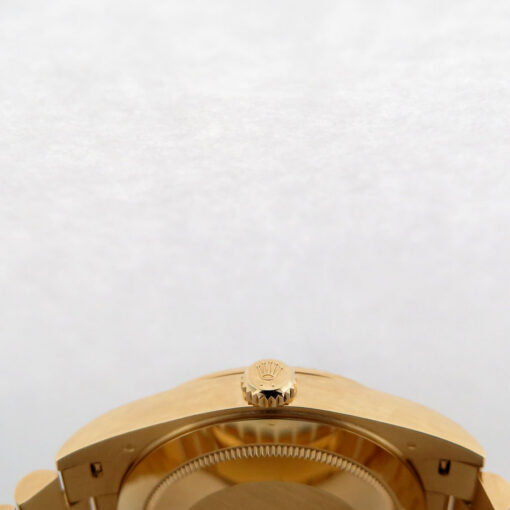 Rolex 228238 Day Date 40 18K Yellow Gold with Black Onyx Diamond Baguette Dial - Image 4