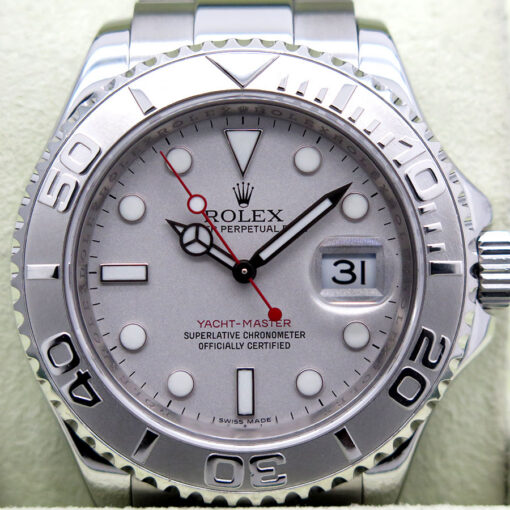 Rolex 16622 Yachtmaster with Platinum Dial - Image 3