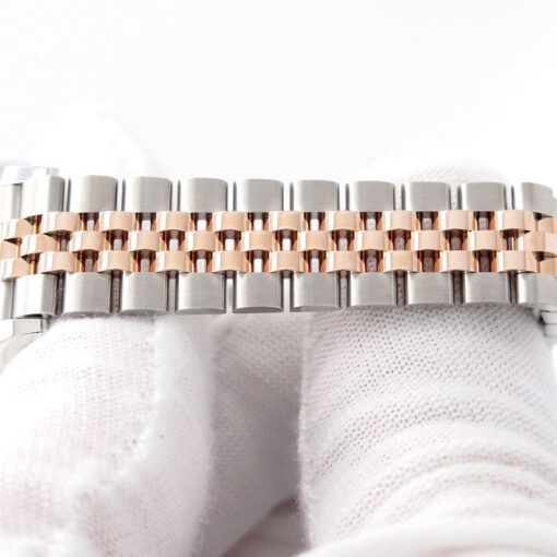 Rolex 279171 Datejust 18K/SS with Rose Stick Dial on Jubilee - Image 5