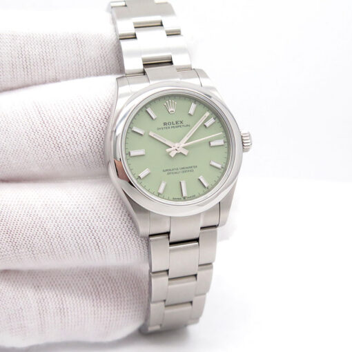 Rolex 277200 Oyster Perpetual 31 with Pistachio Green Dial