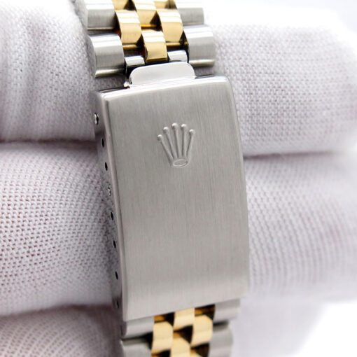 Rolex 16013 Datejust 18K/SS with Champagne Stick Dial on Jubilee - Image 11