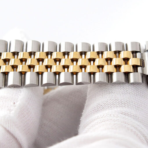 Rolex 16013 Datejust 18K/SS with Champagne Stick Dial on Jubilee - Image 12