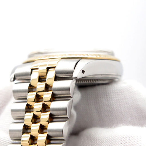 Rolex 16013 Datejust 18K/SS with Champagne Stick Dial on Jubilee - Image 6