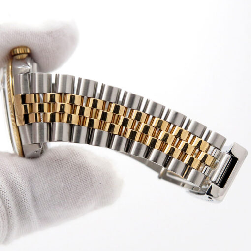 Rolex 16013 Datejust 18K/SS with Champagne Stick Dial on Jubilee - Image 13