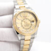 Rolex 326933 Skydweller 18K/SS with Champagne Dial on Jubilee