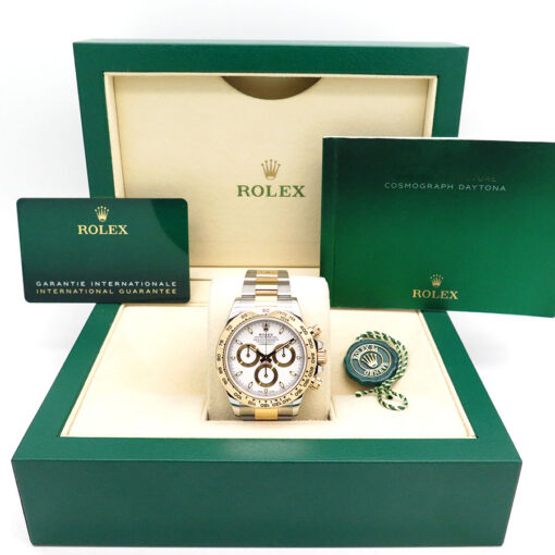Rolex 116503 Cosmograph Daytona 18K/SS with White Dial - Image 2