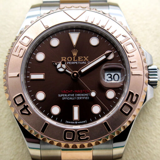 Rolex 268621 Yachtmaster 18K/SS with Chocolate Dial - Image 3