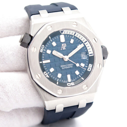 Audemars Piguet 15720ST Royal Oak Offshore Diver with Blue Dial