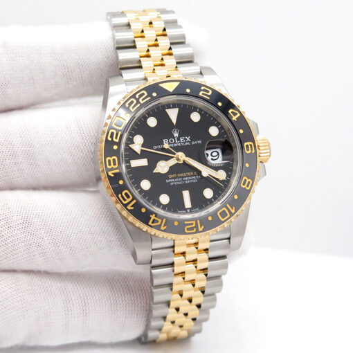 Rolex 126713GRNR GMT Master II 18K/SS on Jubilee