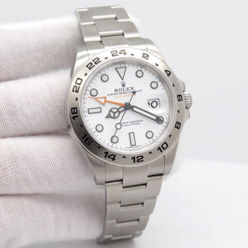 Rolex 216570 Explorer II with White Dial