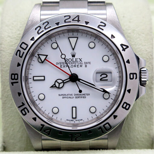 Rolex 16570 Explorer II with White Dial and 3186 Movement - Image 3