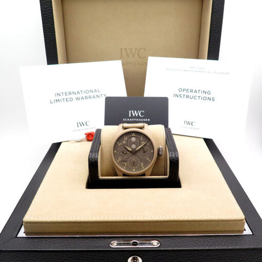 Alternative view of IWC IW5030 Big Pilot's Watch Perpetual Calendar Top Gun Mojave Desert Special Edition