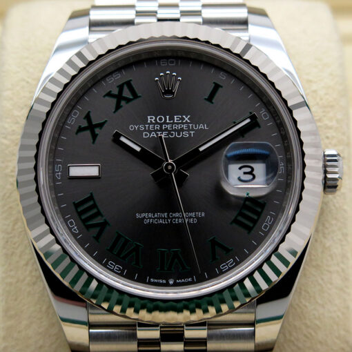 Rolex 126334 Datejust 41 with Slate Roman Dial on Jubilee - Image 3