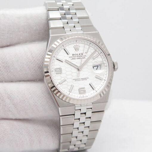Rolex 127334 Land-Dweller 40 with White Dial
