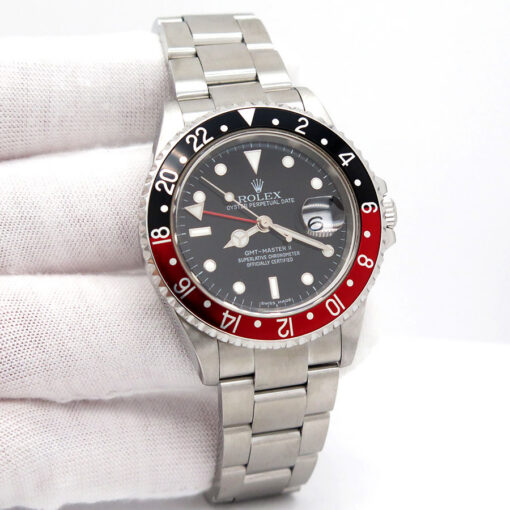 Rolex 16710 GMT Master II with Red & Black Bezel
