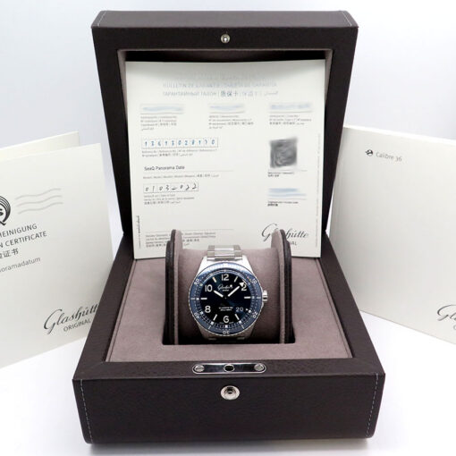 Glashutte SeaQ Panorama Date with Blue Dial - Image 2