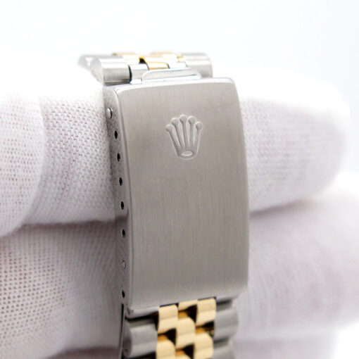 Rolex 16233 Datejust 18K/SS with White Roman Dial on Jubilee - Image 12
