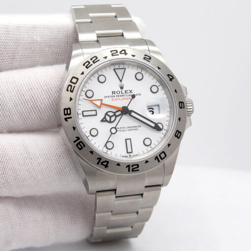 Rolex 226570 Explorer II with White Dial
