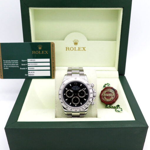 Rolex 116520 Cosmograph Daytona with Black Dial - Image 2