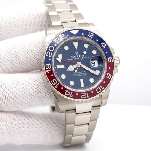 Rolex 126719BLRO GMT Master II with Blue Dial