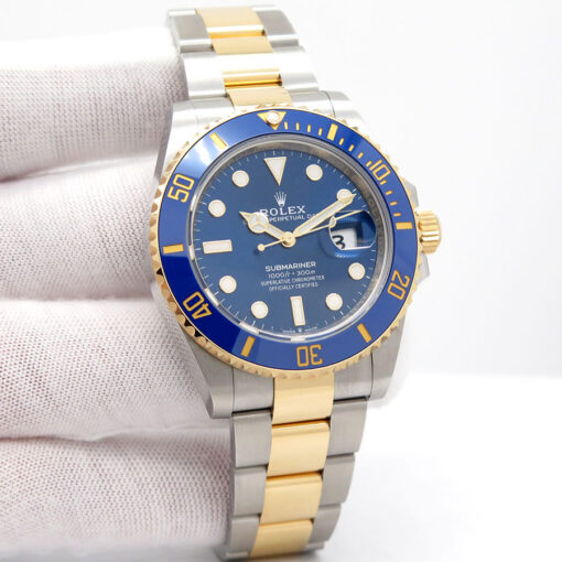 Rolex 126613LB Submariner 18K/SS with Blue Dial