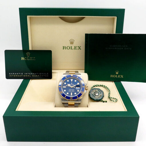 Alternative view of Rolex 126613LB Submariner 18K/SS with Blue Dial