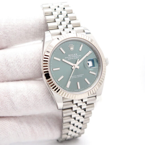 Rolex 126334 Datejust 41 with Mint Green Dial on Jubilee
