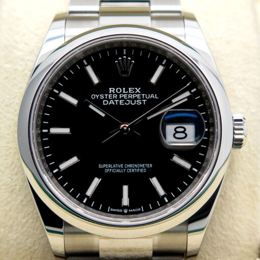 Rolex 126200 Datejust 36 with Black Stick Dial on Oyster - Image 3