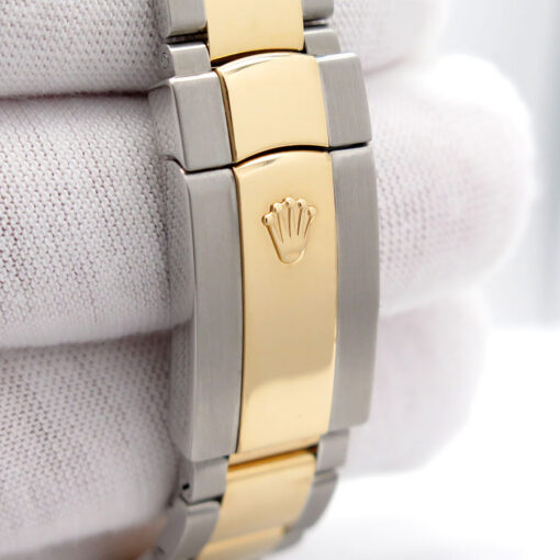Rolex 116243 Datejust 36 18K/SS with Silver Stick Dial / Diamond Bezel on Oyster - Image 7