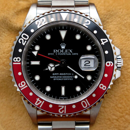 Rolex 16710 GMT-Master II with Red/Black Bezel - Image 3