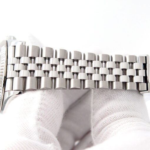 Rolex 126234 Datejust 36 with Silver Stick Dial on Jubilee - Image 6