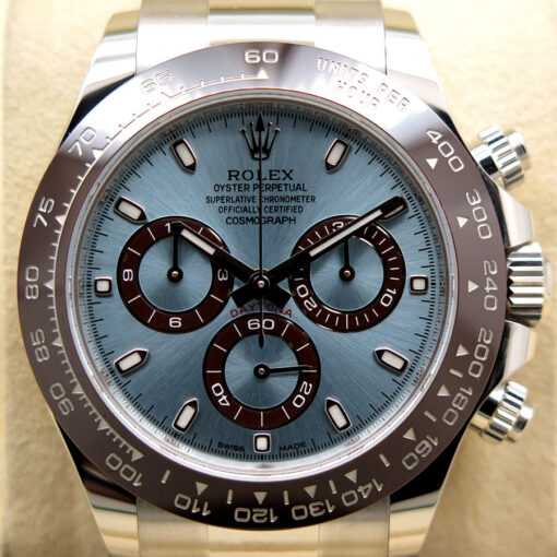 Rolex 116506 Cosmograph Daytona Platinum with Ice Blue Dial - Image 3
