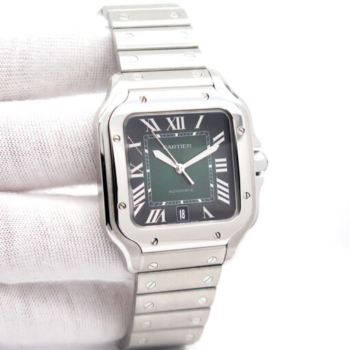 Cartier WSSA0062 Santos de Cartier with Green Dial