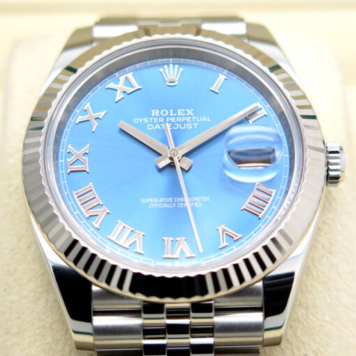 Rolex 126334 Datejust 41 with Azzurro Dial on Jubilee - Image 3