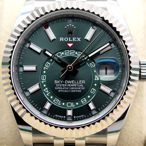 Rolex 336934 Skydweller with Mint Green Dial on Jubilee - Image 3