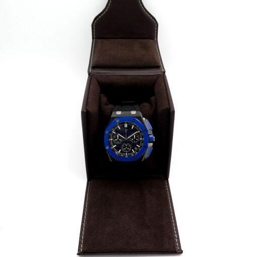 Alternative view of Audemars Piguet 26420CE Royal Oak Offshore 43mm Chronograph Ceramic with Blue Dial