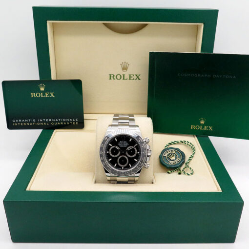 Alternative view of Rolex 126500LN Cosmograph Daytona with Black Dial