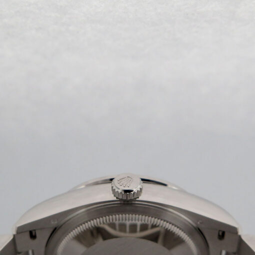 Rolex 128396TBR Platinum Day Date with Pave Diamond Dial / Baguette Diamond Bezel w/Rainbow Indices - Image 4