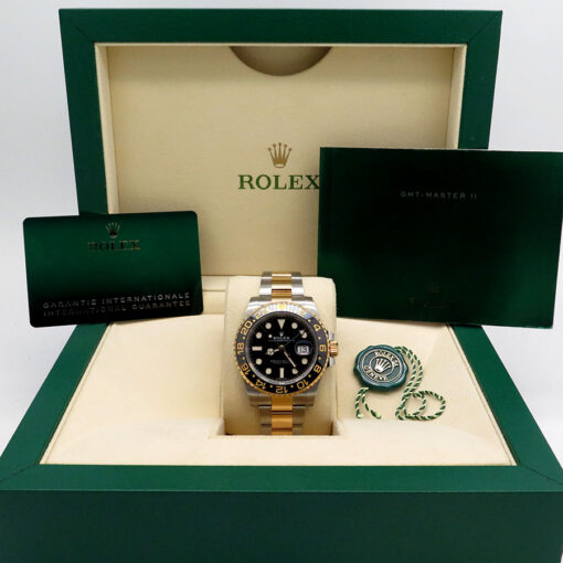 Alternative view of Rolex 116713LN GMT Master II 18K/SS